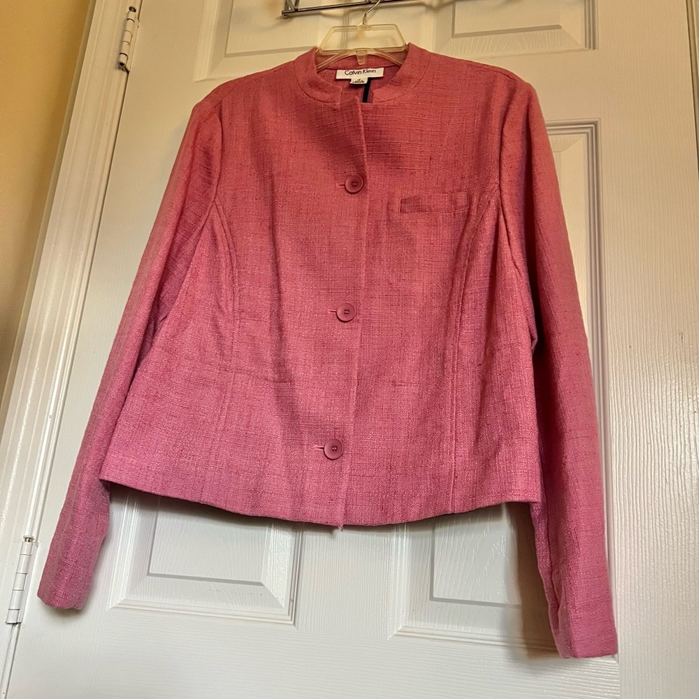 Calvin Klein Pink Blazer